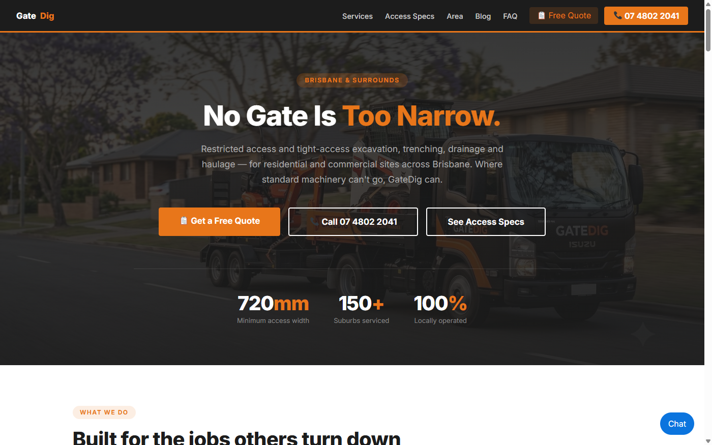 GateDig website built by aisharp